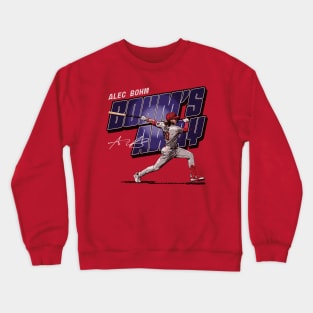 Alec Bohm Philadelphia Bohm's Away Crewneck Sweatshirt